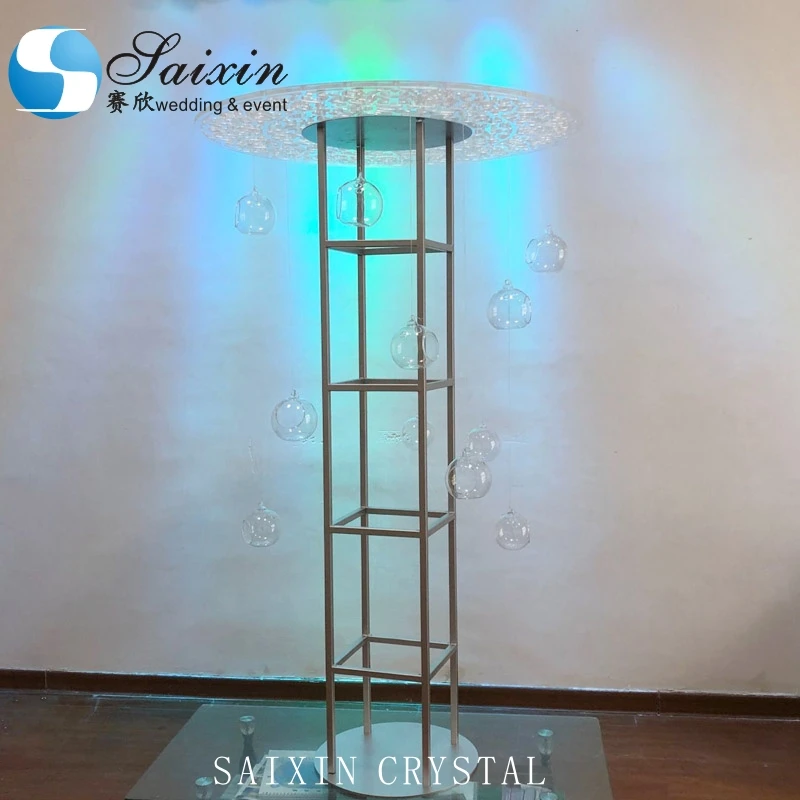 ZT-434 новых продуктов высоких лазерная резка акриловая подставка висит Кристаллы Дизайн для свадебного стола центральные