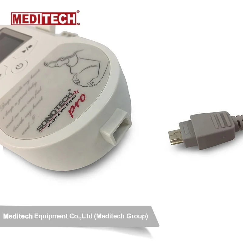 Meditech CE and ISO Approved and Certified Fetal Doppler with Color Display Screen