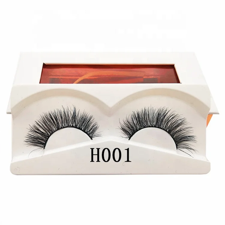 Custom Wholesale Natural Fake Eyelashes Horse Hair Eyelashes Vendor
