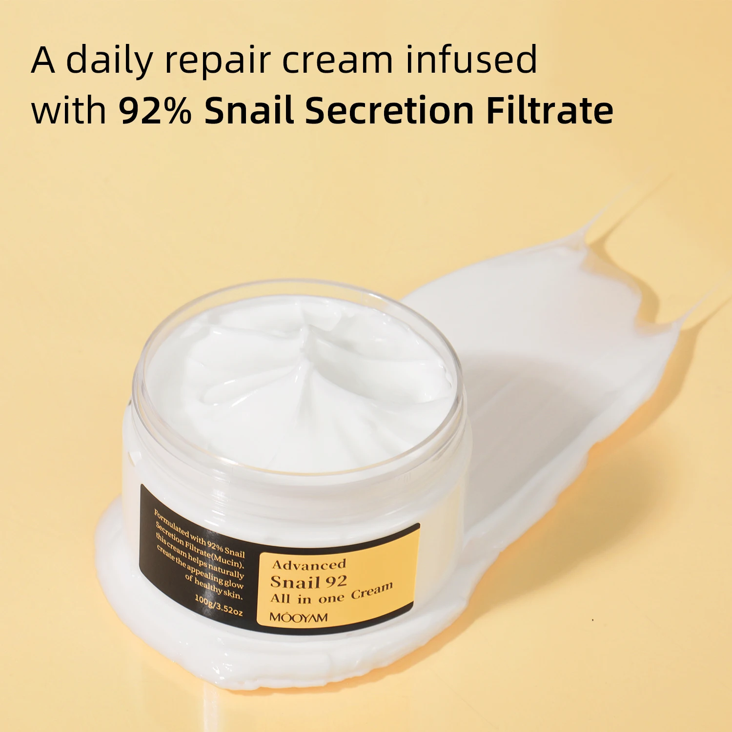 Private Label Cosmetic Skin Care Face Cream Korean Beauty Nourishing Moisturizing Face Snail Cream