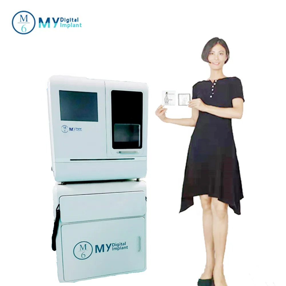 M6 Стоматологическая лаборатория CADCAM решения Imes Icore Arum Premilled Custom Abutment фрезерный станок T4 Pro Mill
