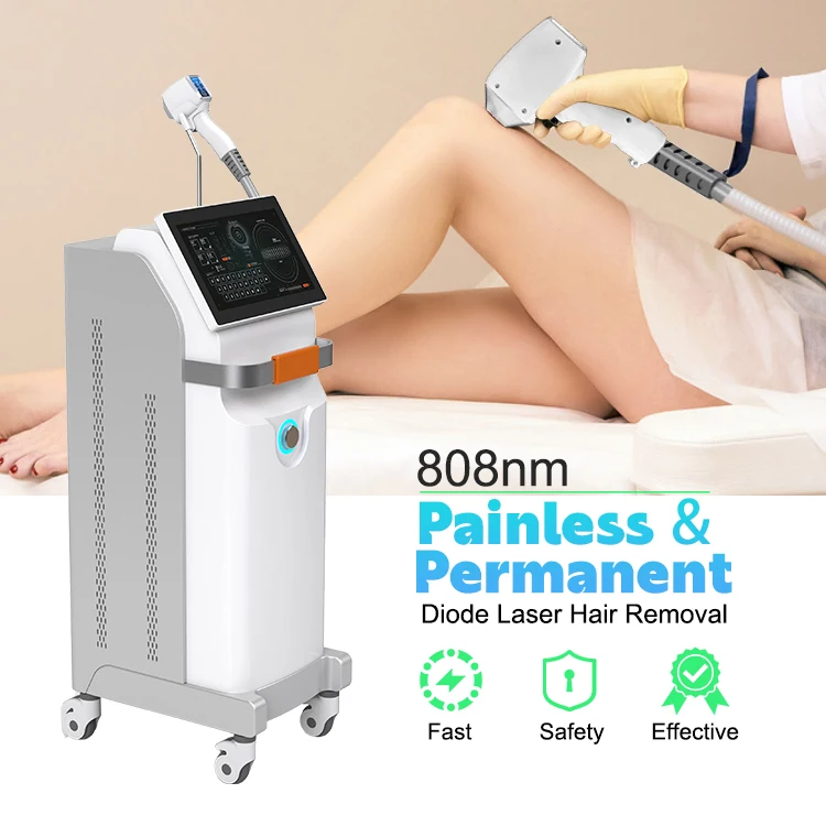 Professional Diode Laser 808 Hair Removal Depilation 755 nm 808 nm 1064 nm Diode 808nm Laser Ice Skin Whitening Machine
