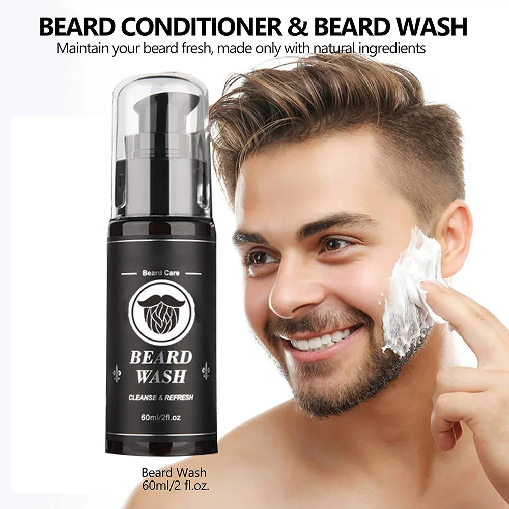 Bulk 9pcs Beard Oil & Balm Styling Grooming Care Set Mens Best Beard Oil Kit For Beard Growth