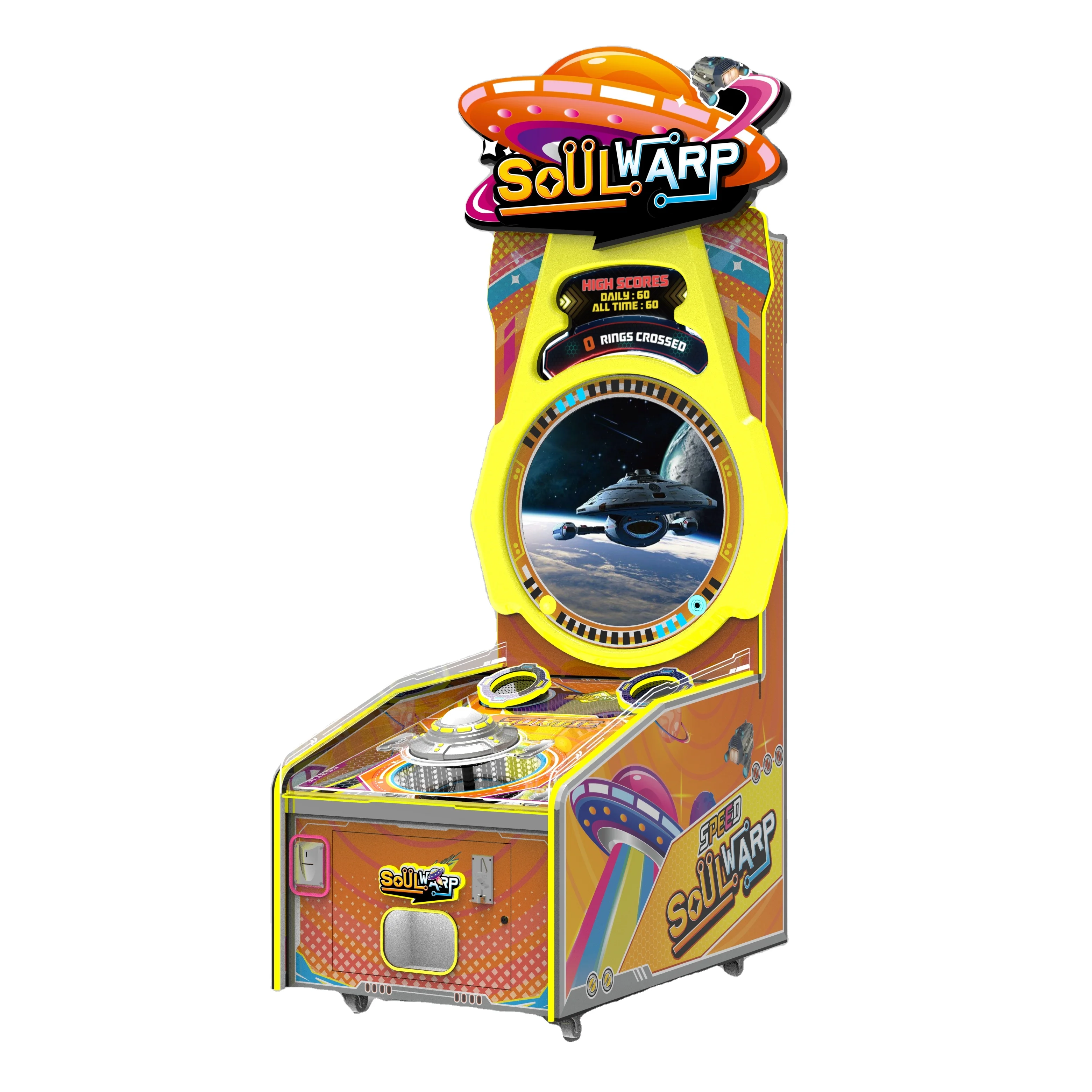 New games coin coperated arcade redemption lottery ticket soul warp round video game machine