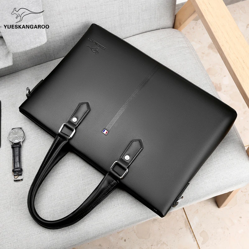 Мужская сумка деловой портфель горизонтальная мужская на одно плечо рюкзак