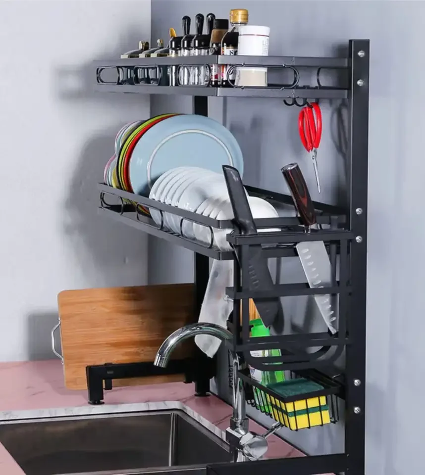 B2B Kitchen Shelf Bowl Dish Cutlery Drying Organizer Storage Rack Holder Wholesale high quality