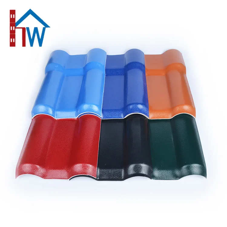 Spanish Synthetic Resin roof sheet shingles ASA roofing materials factory direct sale double roman plastic upvc tiles