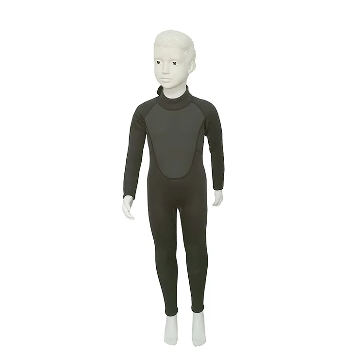 Wholesale Custom Logo Child 3mm Black 100% Neoprene Waterproof Wetsuit