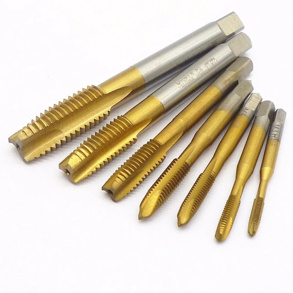 Factory Hot Selling wholesale M2 M2.5 M3 M4 M5 M6 M8 M10 M12 M14 M16 left hand Straight Flute Thread Metric Plug machine Tap