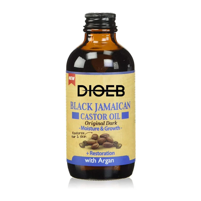 Private Label 100% Natural Hair Growth Oil Jamaican Black Castor Oil  For All Hair Textures