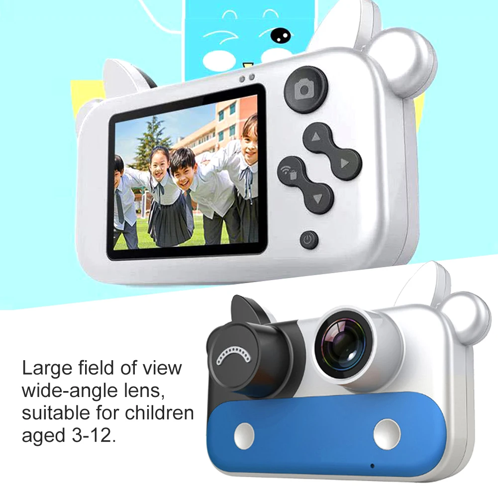 2inch Mini Portable USB Rechargeable Toy APP Support HD Screen Boy Girl Travel Kids Camera With Lanyard Filters Digital Video
