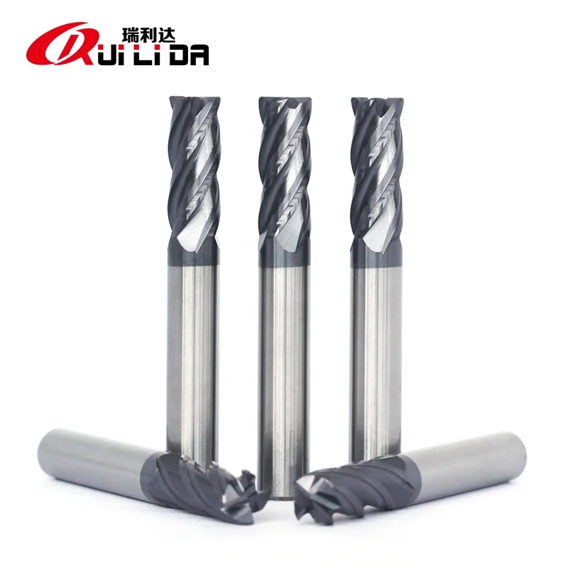 RLD HRC50 solid carbide square end mill cutters fresas cnc milling cutter for milling Cast Iron