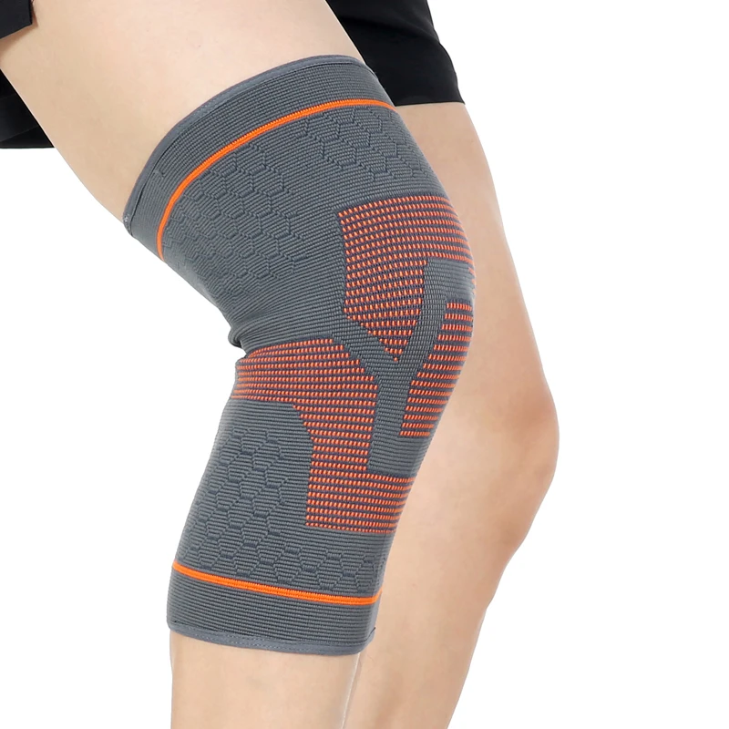 New style compression high elastic knee sleeve  sports protective knee support pad