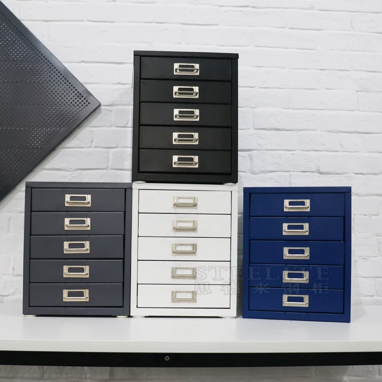 Steel furniture cabinet living room steel file storage unit desktop drawers cabinet
