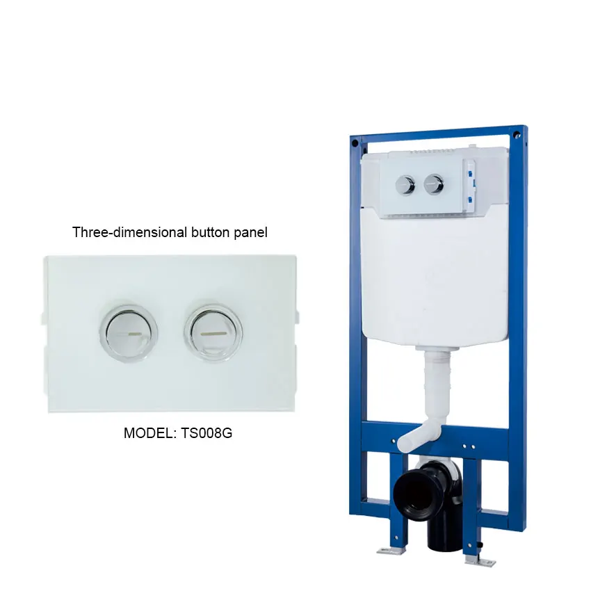 DYLIER bathroom sink hot Sale Luxury Floor Mounted WC Toilets Concealed Cistern back to wall Toilet Seat