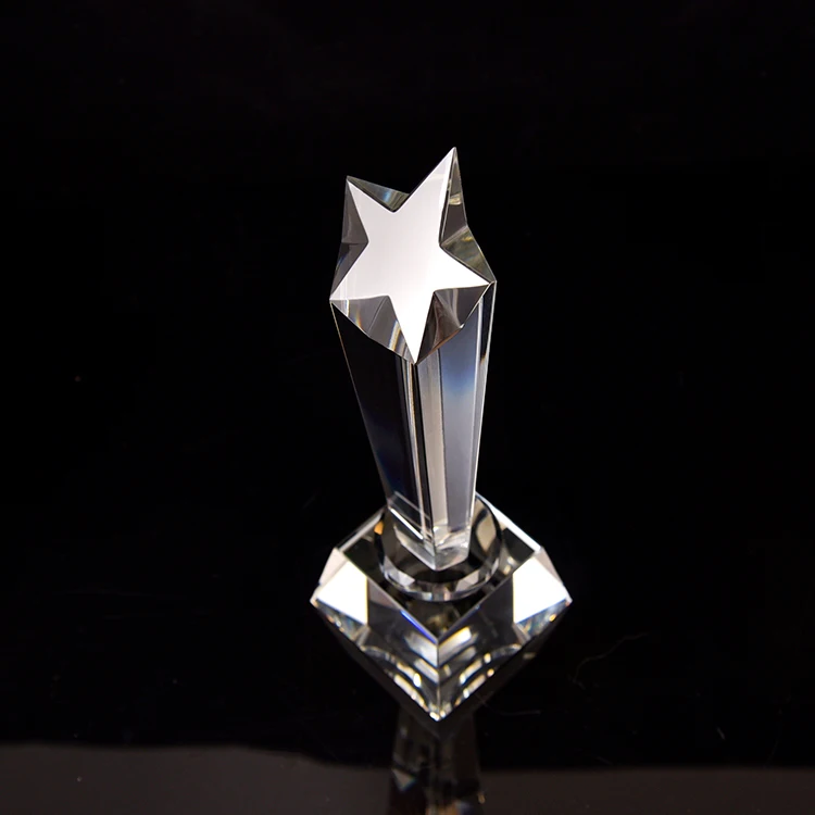 New Arrival unique design Personalized Fine Workmanship Multiple sizes trophy custom crystal