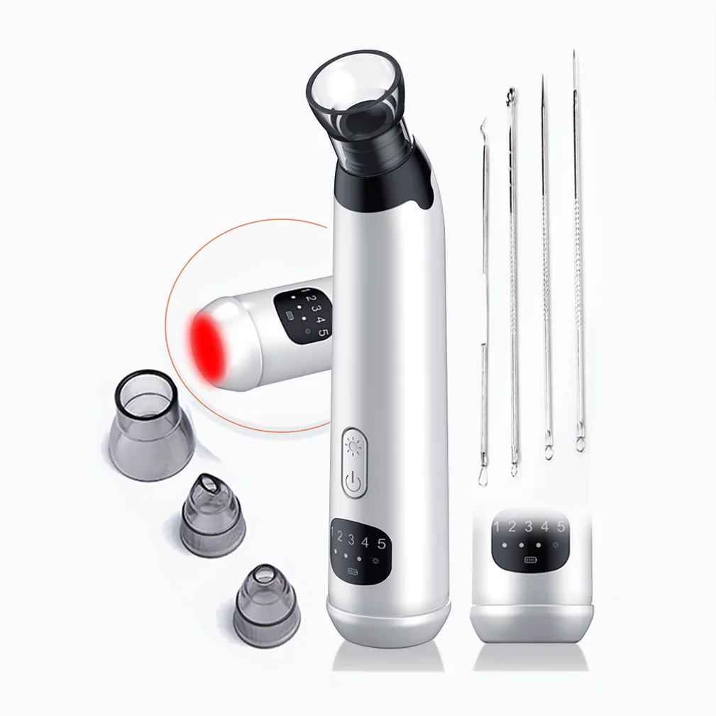 Heated pimple and acne extractor limpiador de puntos negros how remove blackhead pimple facial acne remover