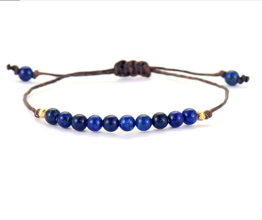 support custom Agate bracelet friendship braided ladies beaded boho bracelet wholesale precious stones bracelets