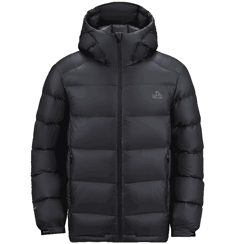 Custom high quality down jacket men fashion 1000 filling windproof warm ultralight 95% white goose down jackets