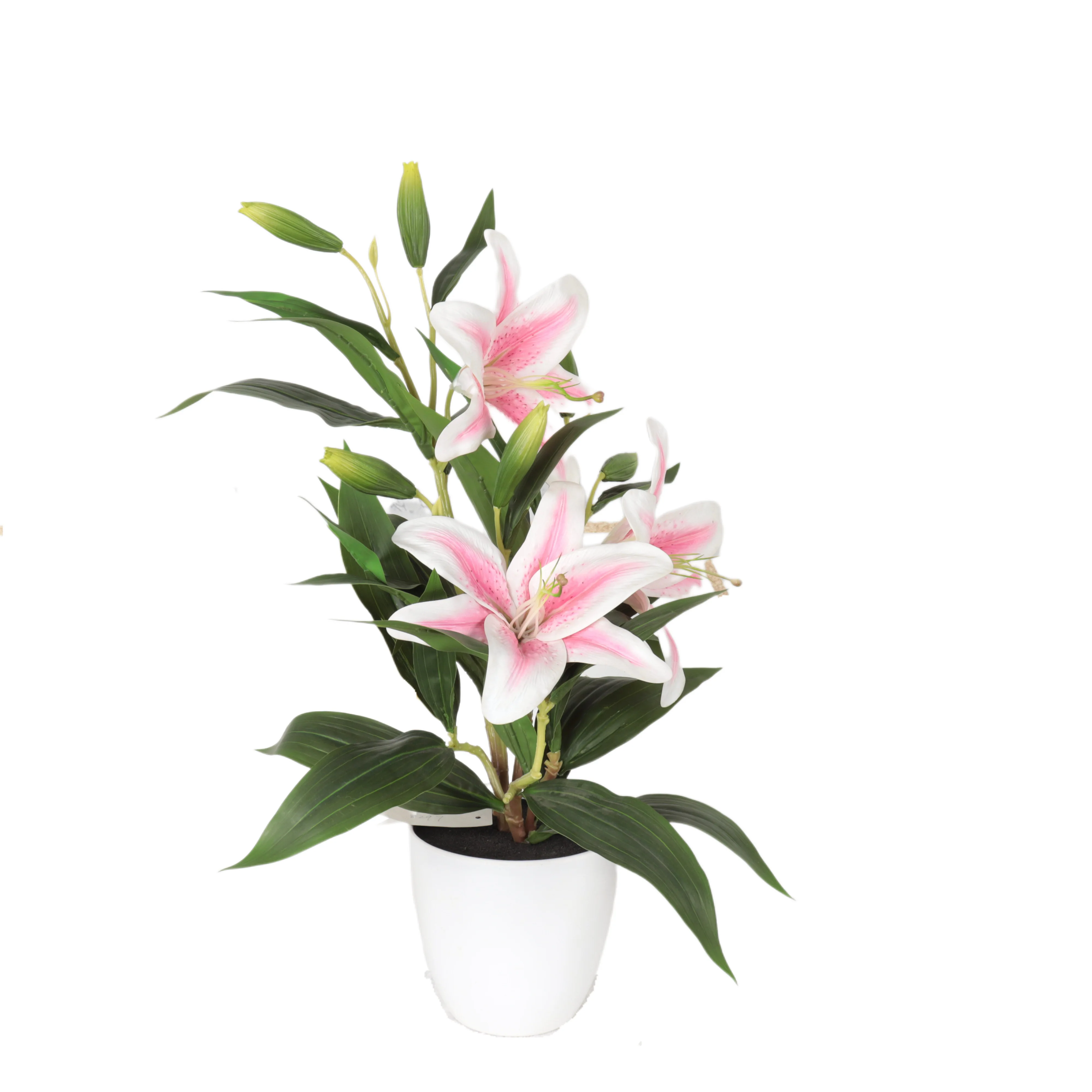 Factory direct sales Artificial potted lily flower lily tiger