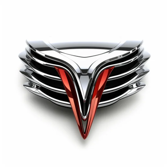 2023 Professional Customized Metal Abs Brand Car Logo High Quality Round Front Hood Stickers car label