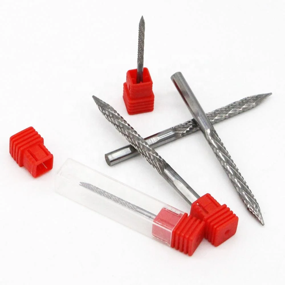 DL C0330M03-30 Tungsten Carbide Rotary Burrs Drill Bit Carburetor Machining Tools for Wood Metal Polishing