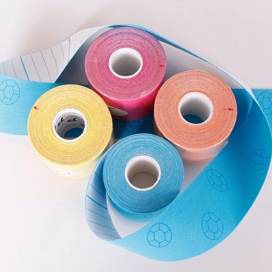 Kinesiology Tape With Different Colors In Rolls or  Pre-cut Sports Tape Athletic Tape