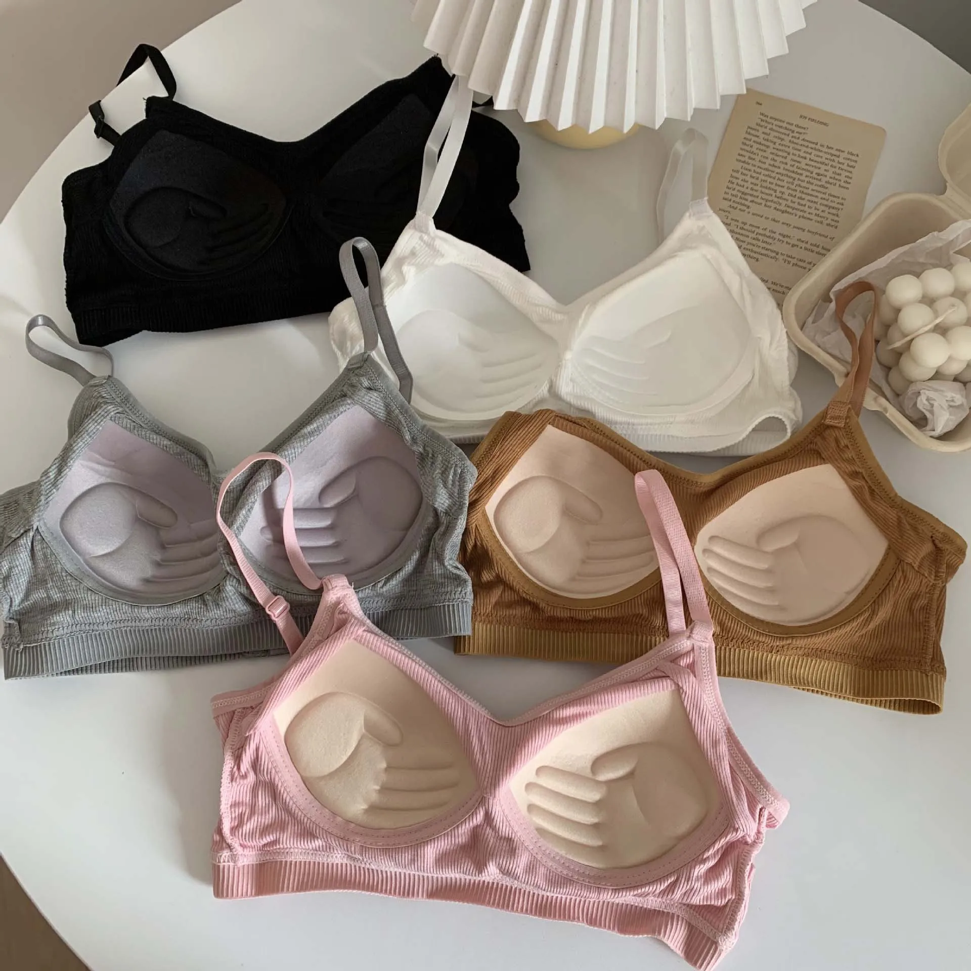 Shopping Online Cheap Bra Women Cotton Wireless Push Up Bra For Women Bras Girls Underwear