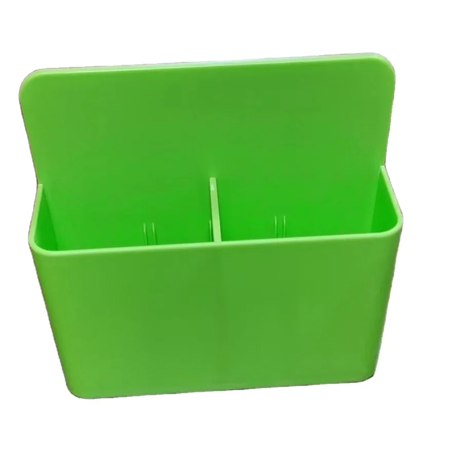 Magnetic Pen holder Storage Box Grid Rubber Magnet Plastic Display Holder organizer For Classroom Fridge Magnet Holder