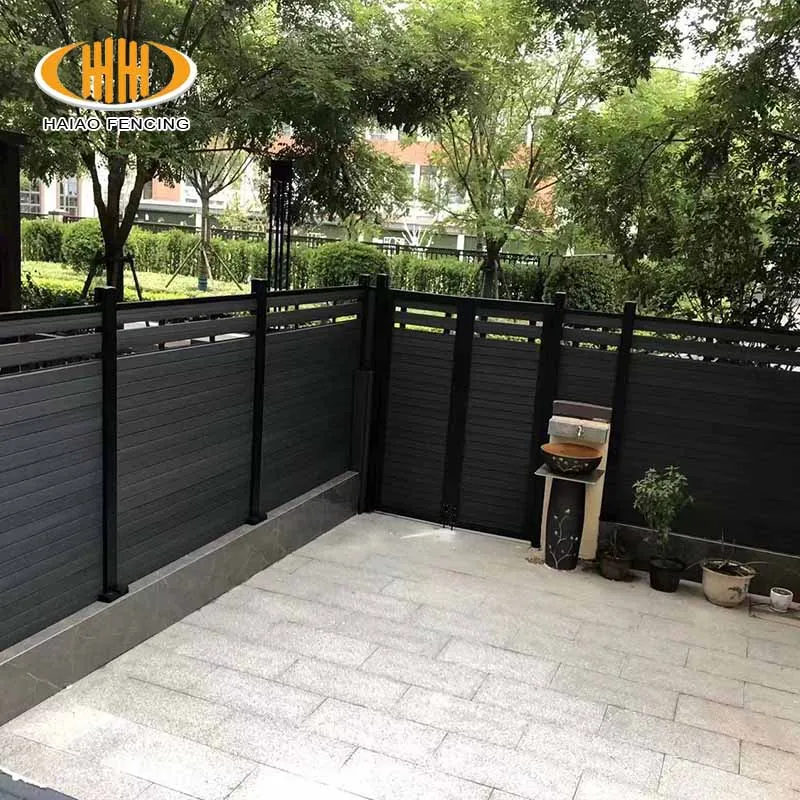 Cheap 10 feet high wpc fence and decking wood plastic composite fence panels for USA