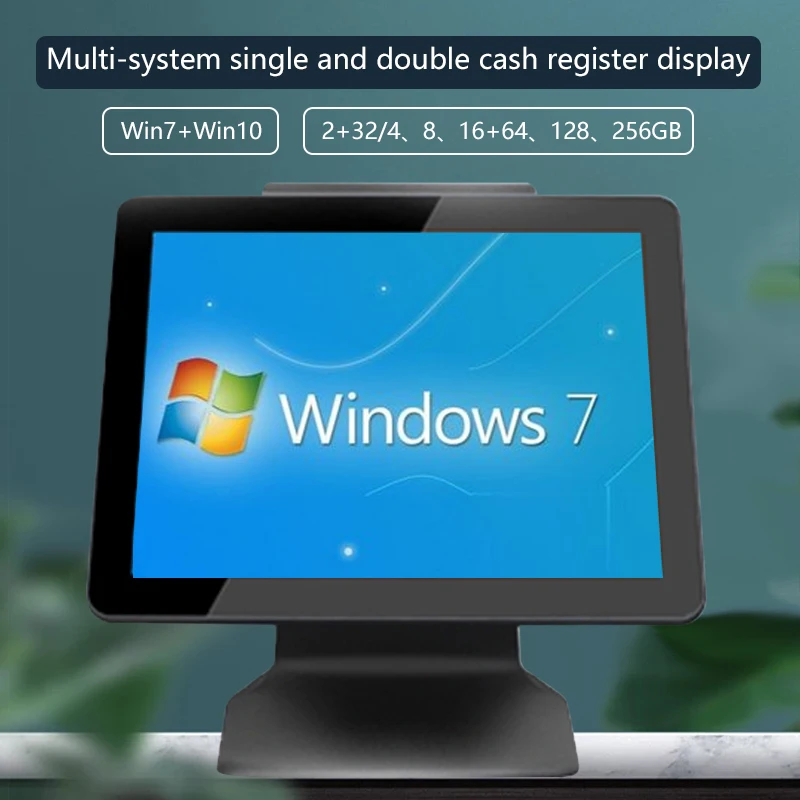 Hot Selling Dual Screen POS Capacitive Touch Screen Window POS Machine 15+14 inch All In One POS System