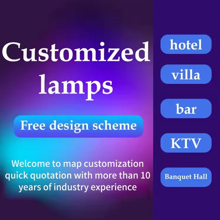 modern lighting pendant lamparas colgantes de techo hanging lighting waterfall villa dining room hotel  led chandelier