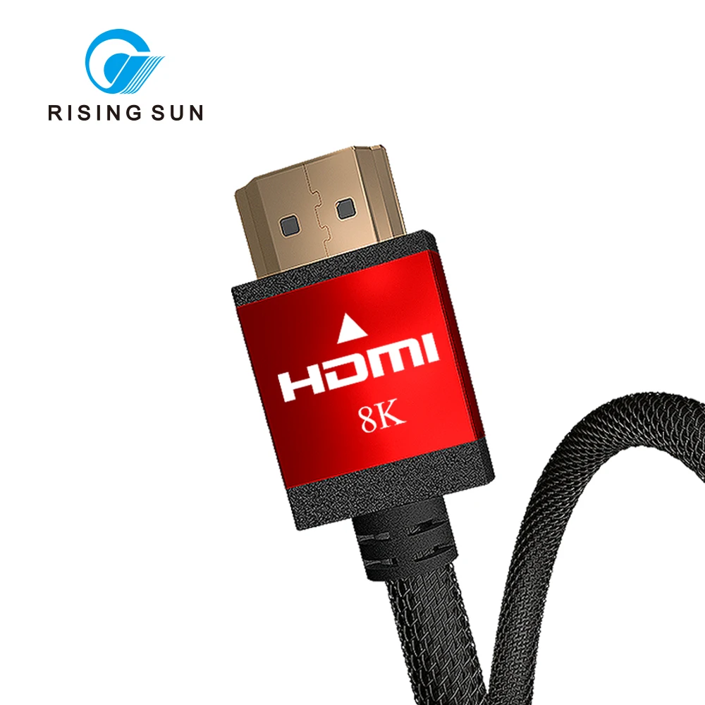 Плетеный высокоскоростной кабель 1 8 м из алюминиевого сплава Премиум Hdmi 2 4k 120 поддержка 8k 60 Гц 48 Гбит/с