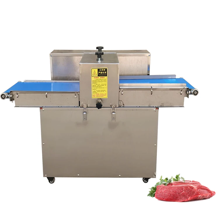 304 Stainless Steel Belt Conveyor Chicken Breast Filleting Machine,small Chicken Breast Horizontal Fresh Meat Slicer