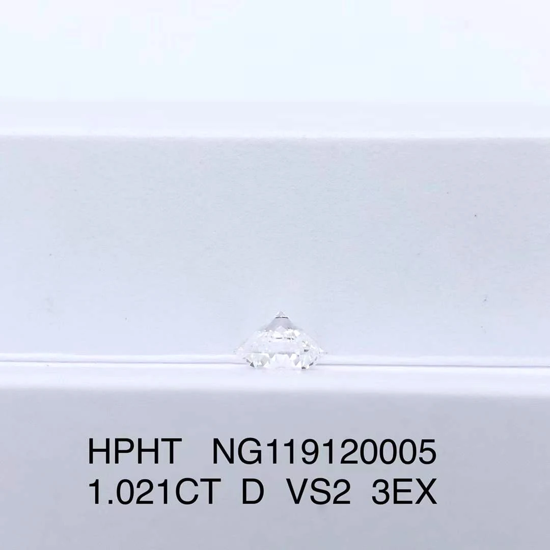 Loose Hpht Cvd Diamond IGI Certificate Round 1.021ct Lab Grown Diamond