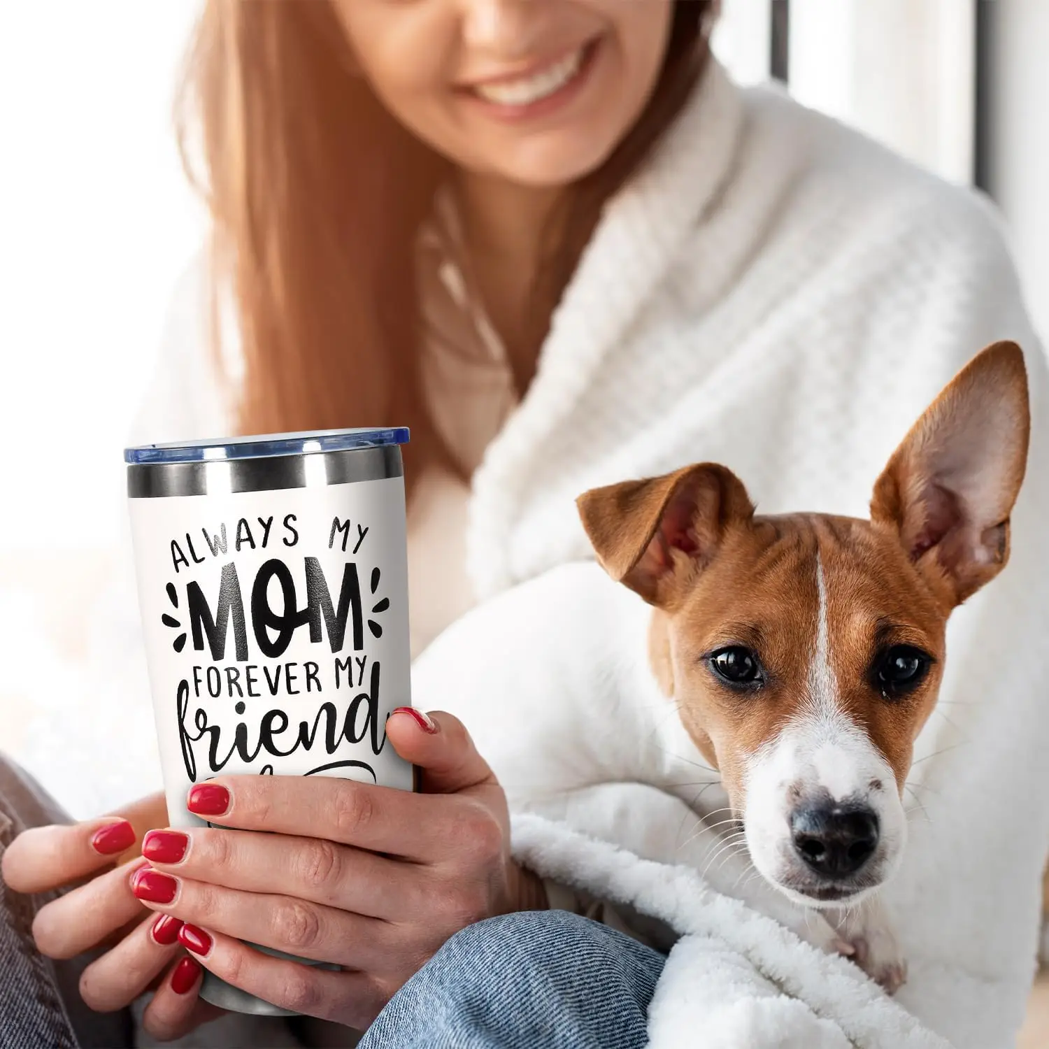 RTS USA Free Shipping 20oz Double Wall Stainless Steel Vacuum Tumbler Colorful Coffee  Mug Special Gift for Mom and Grandma