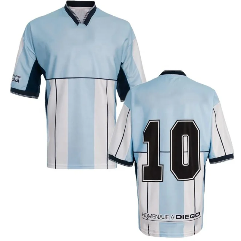 1986 argentina jersey soccer retro football shirts