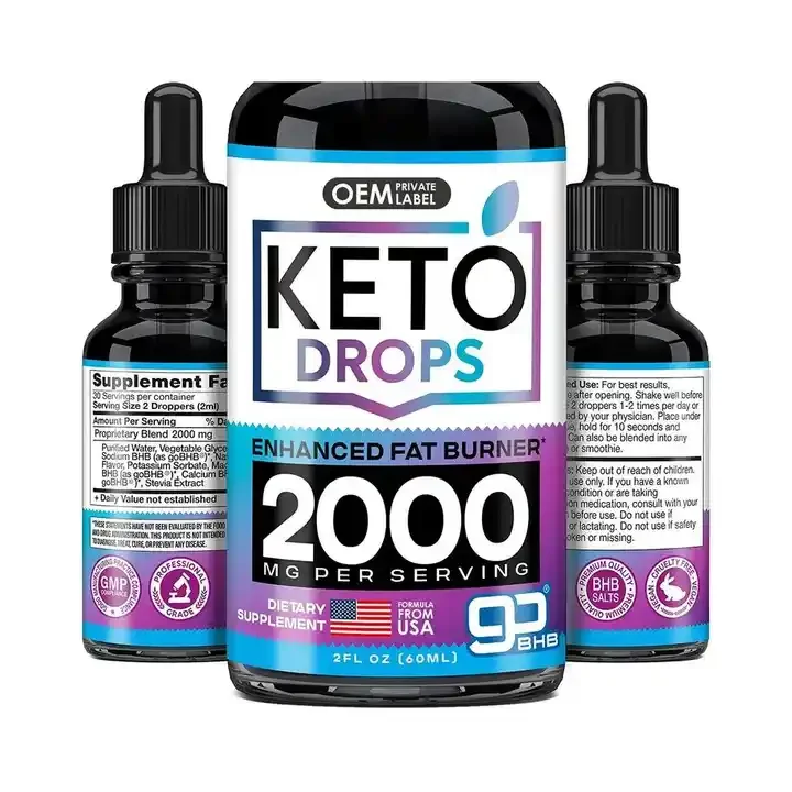 2023 Natural Vegan Organic Weight Loss Liquid Slimming Dietary Supplement Diet Drops