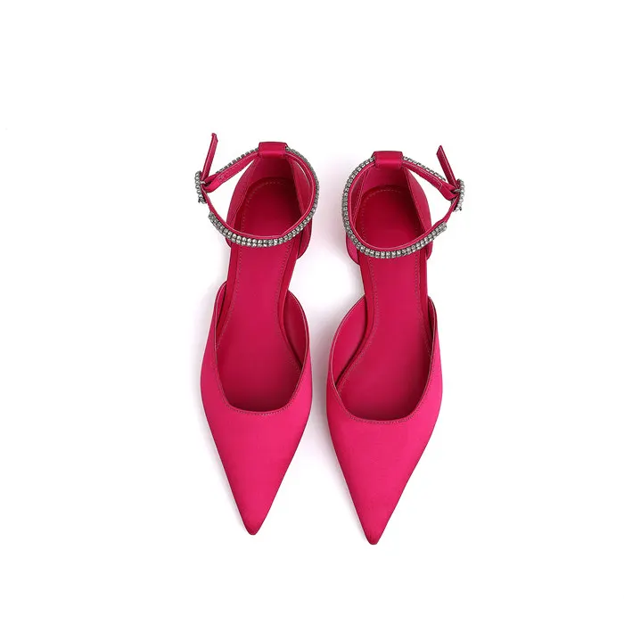 High Quality Breathable and Fashionable Flattie Dress Shoes with Buckle Strap Magnificent Pointed Design for All Seasons