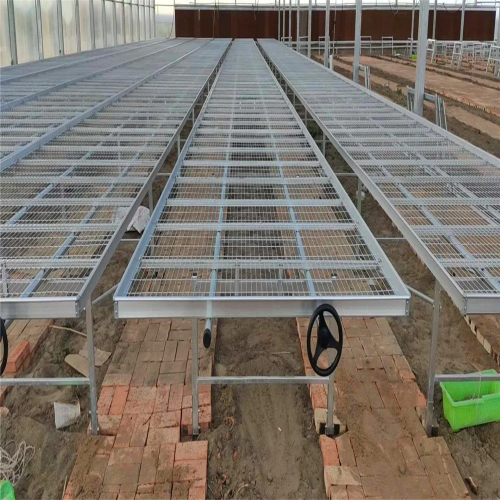 
greenhouse plant nursery beds table benches 