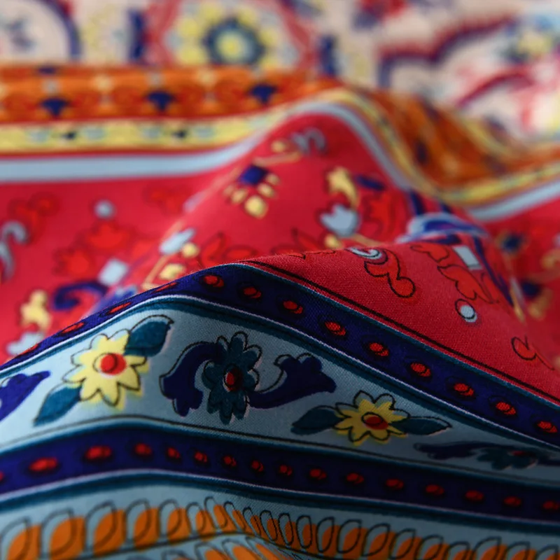Ruikasi Wholesale 100% polyester Bohemian Style Bedding Sets Bed print Duvet Cover