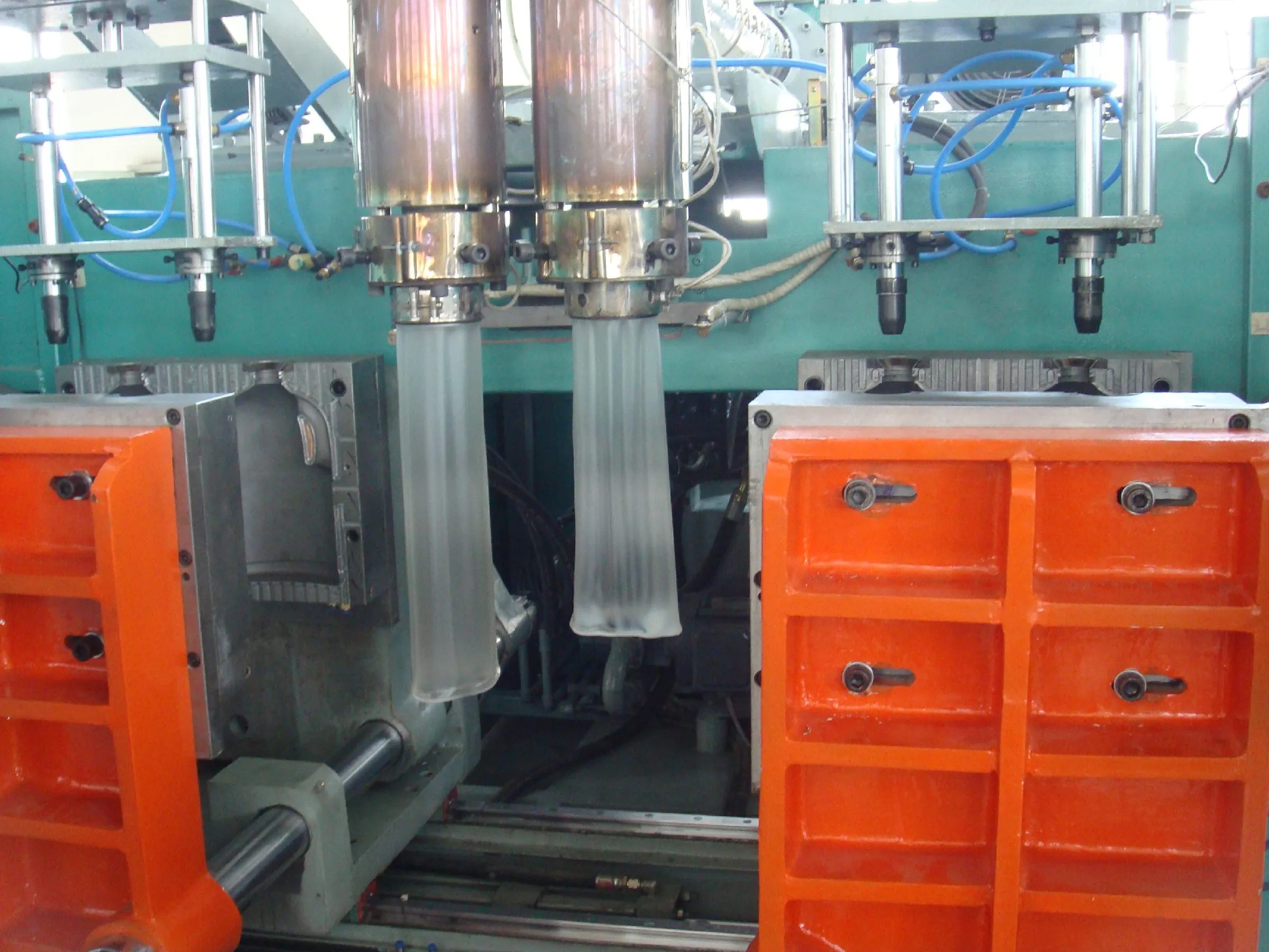 55mm 0.2-2L HDPE extrusion mould machine blow moulding machine