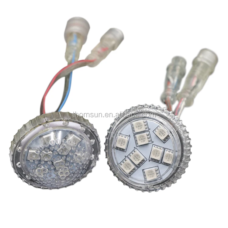 Модифицируемые ws2811/ucs1903 35 мм 9 светодиодов/пиксельные светодиодные развлекательные огни DC12/24