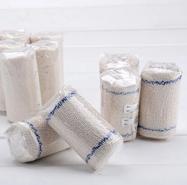 
skin color cotton bandage with spandex crepe bandage 