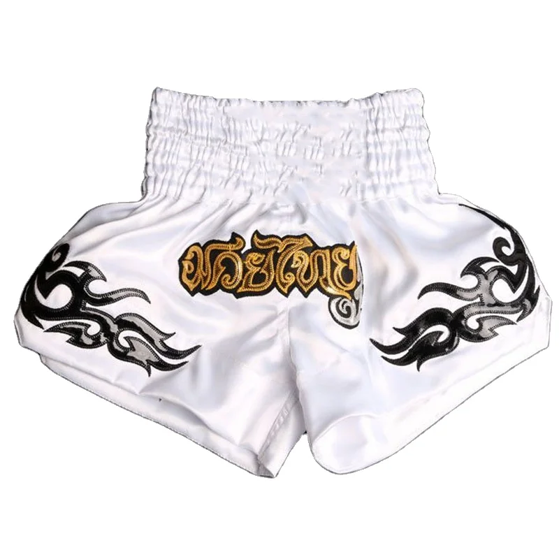  Оптовая продажа с фабрики простые эластичные шорты для боевых искусств Mma кикбоксинга Муай Тай большие