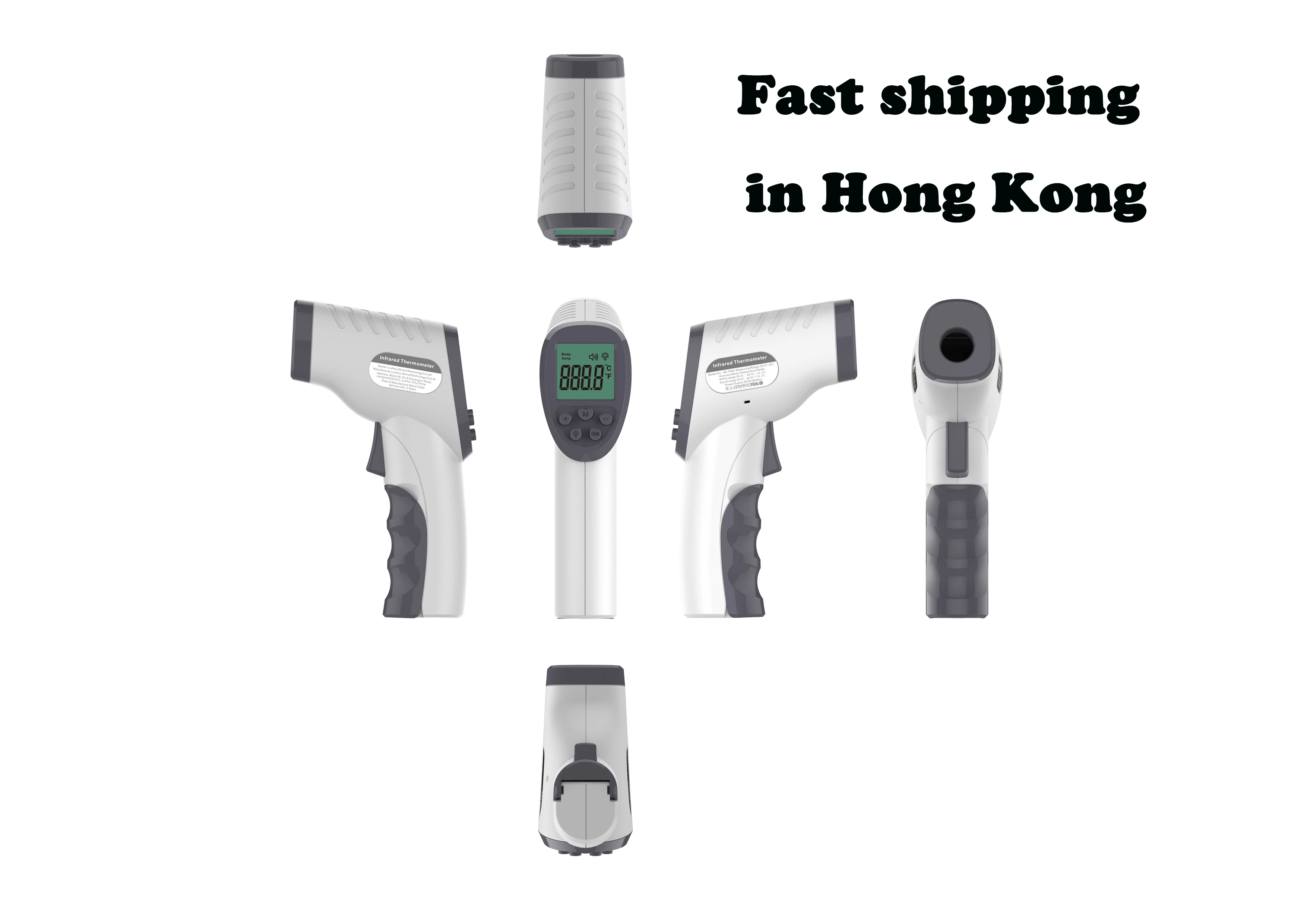 Support Hong Kong warehouse delivery Non-contact Infrared Temperature Gun Forehead Thermometer