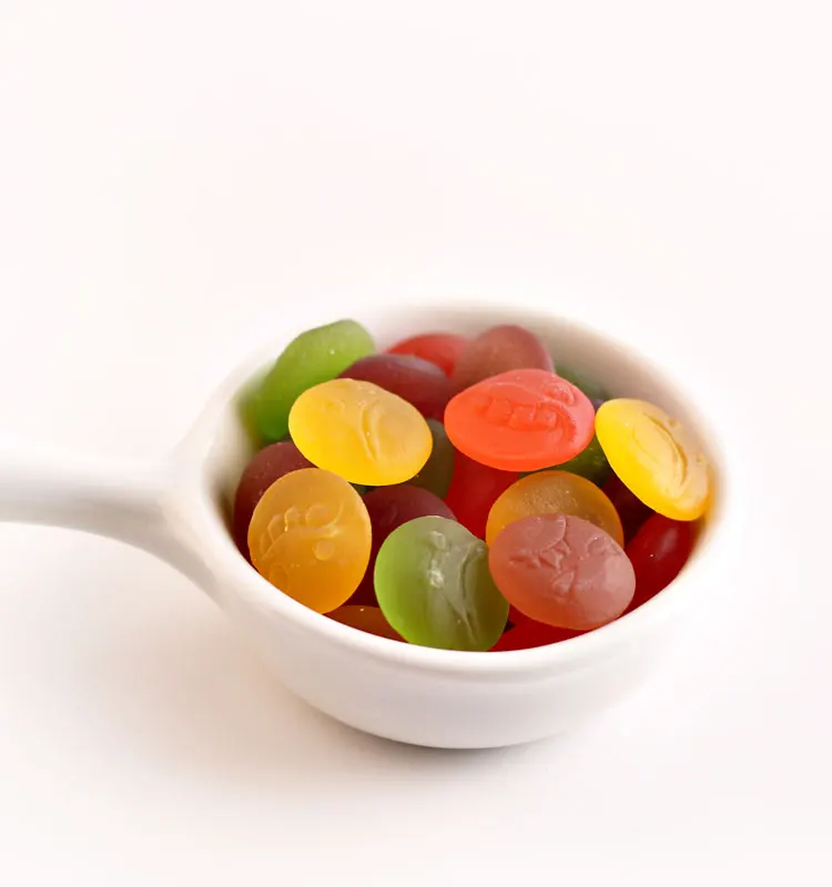 HALAL Dudu Face Fruit Gummy Candy Bulk Individually Wrapped Jelly Soft Candy Sweet Candy Toys