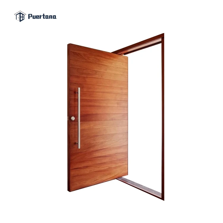 Foshan Factory 360 Degrees Wood Pivot Door System With Hinges