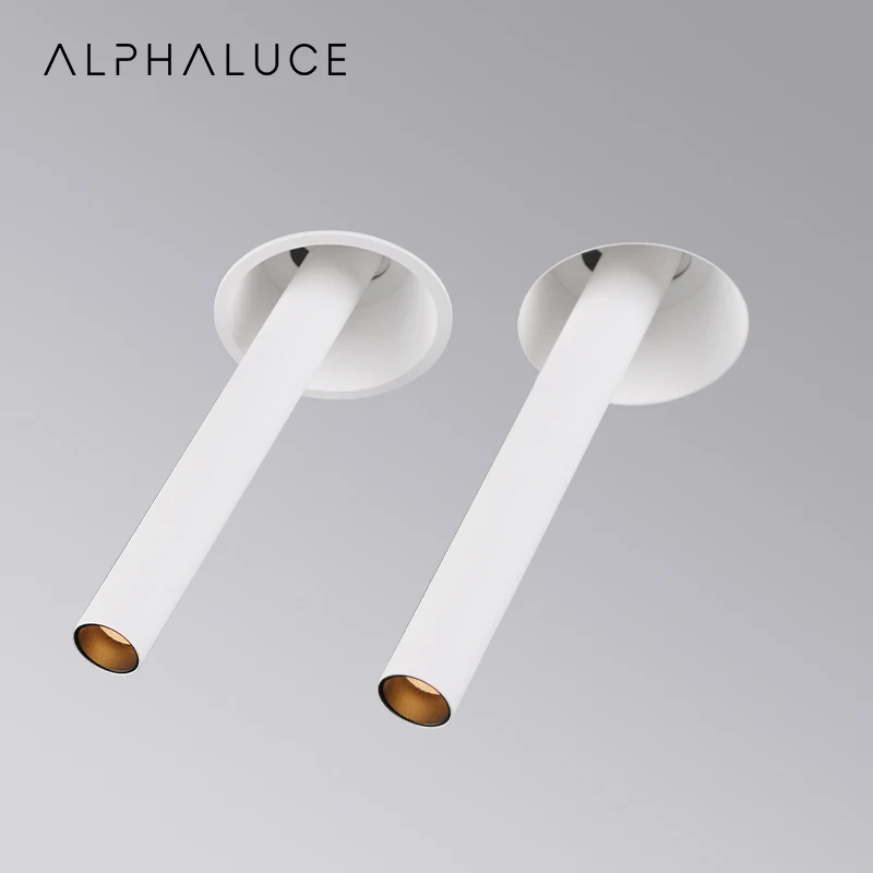 Commercial Recessed Anti Glare Spot Frame Long Tube Adjust Ceiling 7W Led Downlight Spot Light