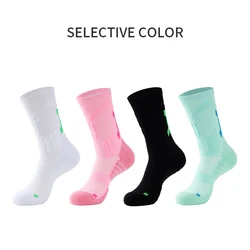Athletic Sports Cycling Socks Sox Crew Man Sock Calcetines Meias Gym Workout Sport Custom Logo Cotton Socks